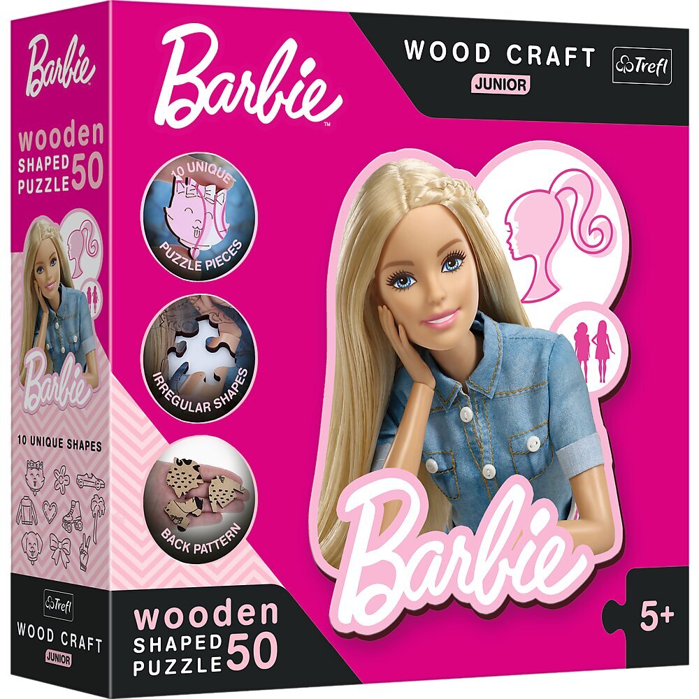 TREFL BARBIE puinen palapeli "Barbie", 50 palaa hinta ja tiedot | Palapelit | hobbyhall.fi