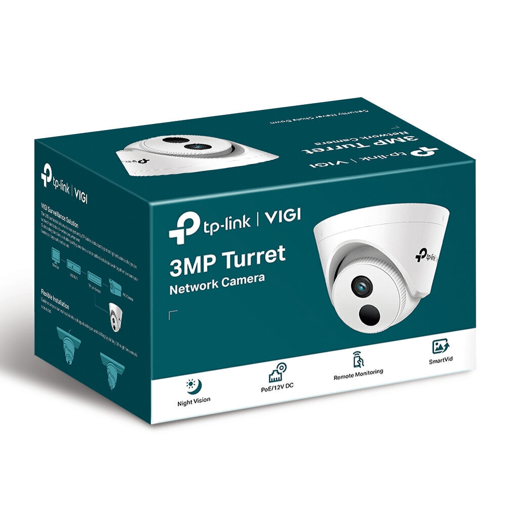 TP-Link VIGI VIGI C400HP-2.8 3MP Turret hinta ja tiedot | Valvontakamerat | hobbyhall.fi