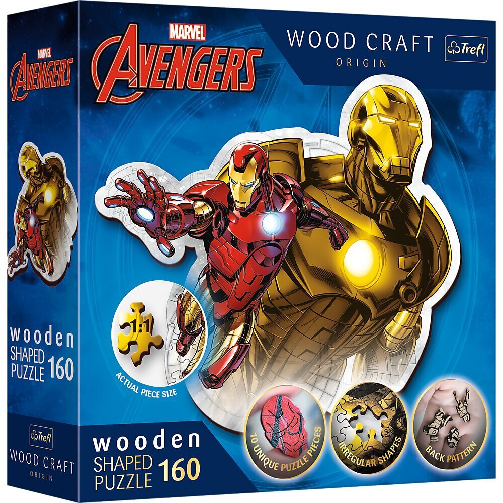 TREFL AVENGERS puinen palapeli "Iron Man", 160 palaa hinta ja tiedot | Palapelit | hobbyhall.fi