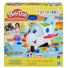 Luova setti Play-Doh Travel lentokoneella hinta ja tiedot | Kehittävät lelut | hobbyhall.fi