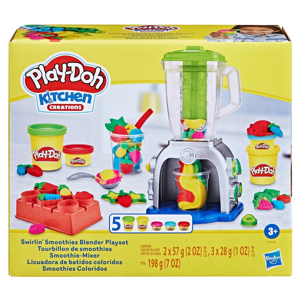 Muovailuvahasetti Cocktail Play-doh, 10 osaa hinta ja tiedot | Kehittävät lelut | hobbyhall.fi