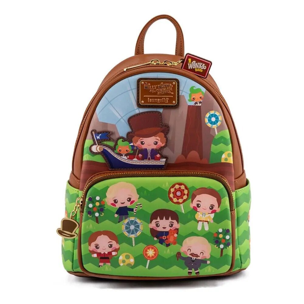 Loungefly WB Charlie and the Chocolate Factory 50Th Anniversary Mini Backpack (WWOBK0003) hinta ja tiedot | Pelien oheistuotteet | hobbyhall.fi