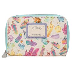 Loungefly Disney: Princess - Crystal Sidekicks AOP Zip Around Wallet (WDWA1700) hinta ja tiedot | Pelien oheistuotteet | hobbyhall.fi