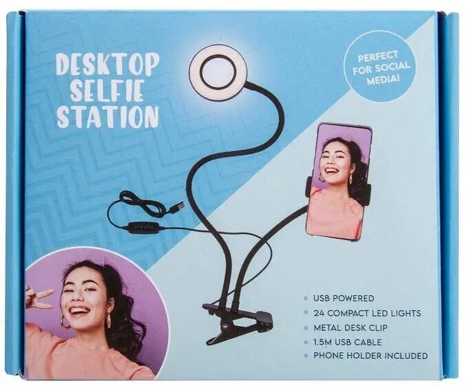 Fizz Desktop Selfie Blogging Station (1950) hinta ja tiedot | Selfie-tikut ja -telineet | hobbyhall.fi