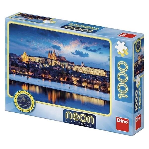 Dino neon palapeli 1000 palaa Praha hinta ja tiedot | Palapelit | hobbyhall.fi