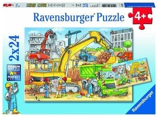 Ravensburger palapeli 2x24 kpl Rakennus hinta ja tiedot | Palapelit | hobbyhall.fi