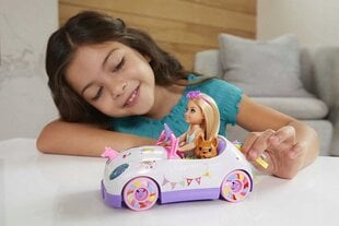 Barbie Chelsea -nukke autolla GXT41 hinta ja tiedot | Tyttöjen lelut | hobbyhall.fi