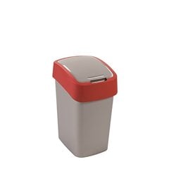 Curver Flip Bin -roskakori 25l, harmaa / punainen hinta ja tiedot | Roska-astiat | hobbyhall.fi