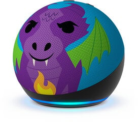 Amazonin älykaiutin Echo Dot 5 Kids Dragon hinta ja tiedot | Amazon Tietokoneet ja pelaaminen | hobbyhall.fi
