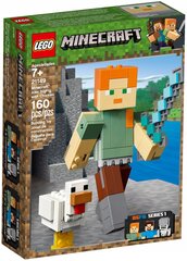 21149 LEGO® Minecraft BigFig Alex ja kana hinta ja tiedot | LEGOT ja rakennuslelut | hobbyhall.fi