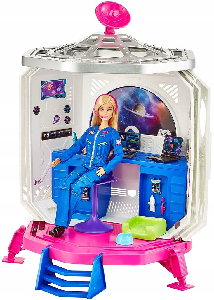 Barbie Astronaut Space Station GXF27 hinta ja tiedot | Tyttöjen lelut | hobbyhall.fi