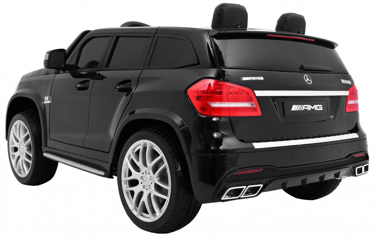 Mercedes Benz GLS 63 sähköauto, musta lakattu hinta ja tiedot | Lasten sähköautot | hobbyhall.fi