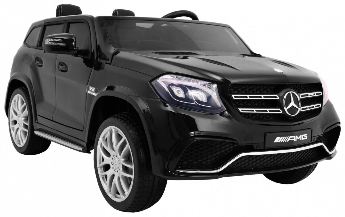 Mercedes Benz GLS 63 sähköauto, musta lakattu hinta ja tiedot | Lasten sähköautot | hobbyhall.fi