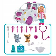 Simba Doll Doctor Evi Ambulanssi 2in1 hinta ja tiedot | Tyttöjen lelut | hobbyhall.fi