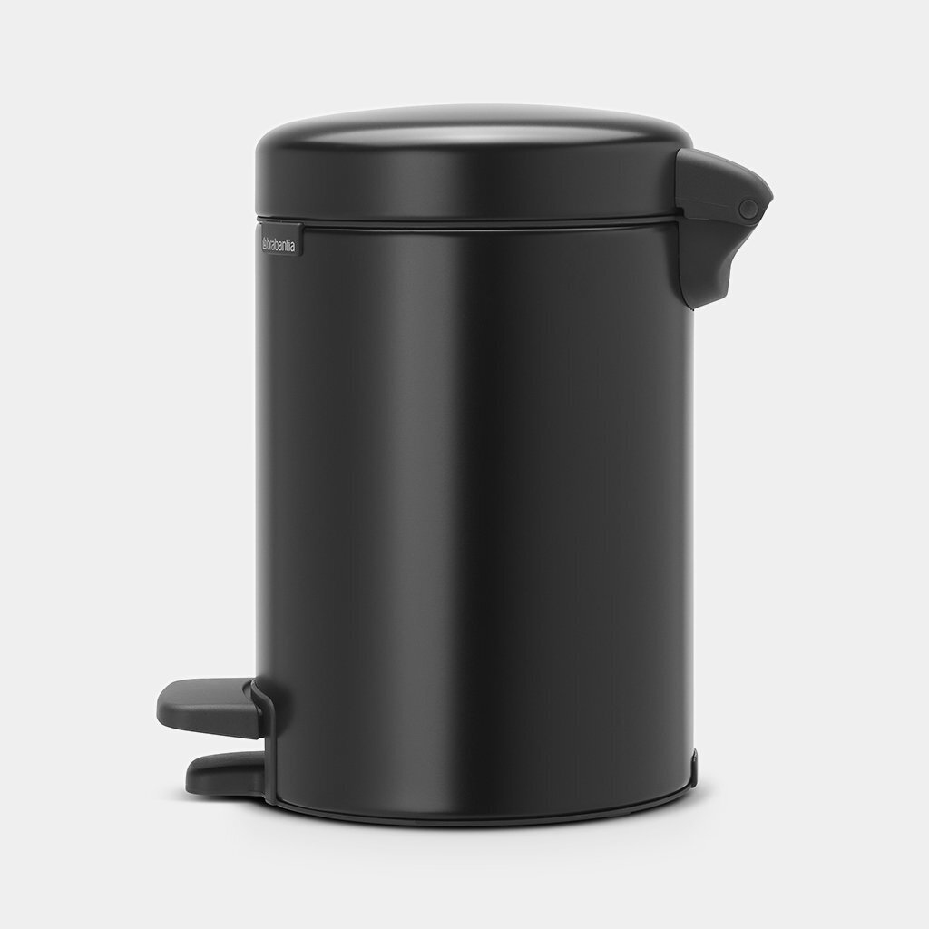 Brabantia NewIcon Poljinroska-astia 3L, Matt Black hinta ja tiedot | Roska-astiat | hobbyhall.fi