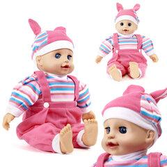 Vauvanukke, vaaleanpunainen 40 cm hinta ja tiedot | Tyttöjen lelut | hobbyhall.fi