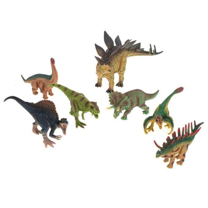 Dinosaurus eläinfiguurit, 7 kpl hinta ja tiedot | Poikien lelut | hobbyhall.fi
