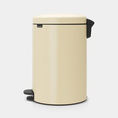 Brabantia NewIcon Poljinroska-astia 20L, Almond hinta ja tiedot | Roska-astiat | hobbyhall.fi