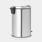 Brabantia NewIcon Poljinroska-astia 20L, Matt Steel Fingerprint Proof hinta ja tiedot | Roska-astiat | hobbyhall.fi