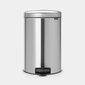 Brabantia NewIcon Poljinroska-astia 20L, Matt Steel Fingerprint Proof hinta ja tiedot | Roska-astiat | hobbyhall.fi