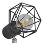 Teollistyylinen teräslanka spottivalot 4 kpl LED-hehkulamppu musta hinta ja tiedot | Kattovalaisimet | hobbyhall.fi