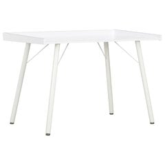 vidaXL Työpöytä valkoinen 90x50x79 cm hinta ja tiedot | Tietokonepöydät ja työpöydät | hobbyhall.fi