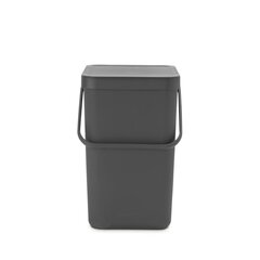 Brabantia Sort & Go roska-astia 25L, Grey hinta ja tiedot | Roska-astiat | hobbyhall.fi