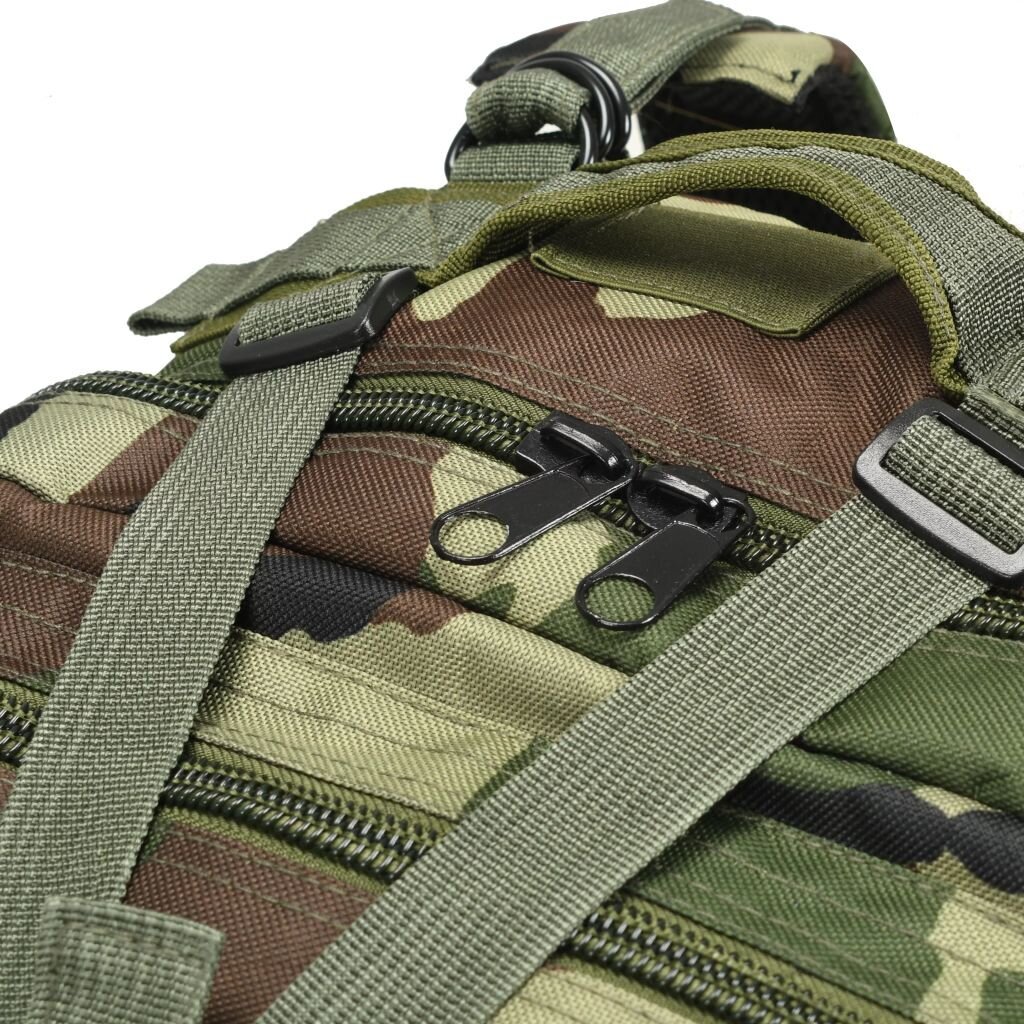 vidaXL Armeijatyylinen reppu 50 l maastokuvio hinta ja tiedot | Urheilukassit ja reput | hobbyhall.fi