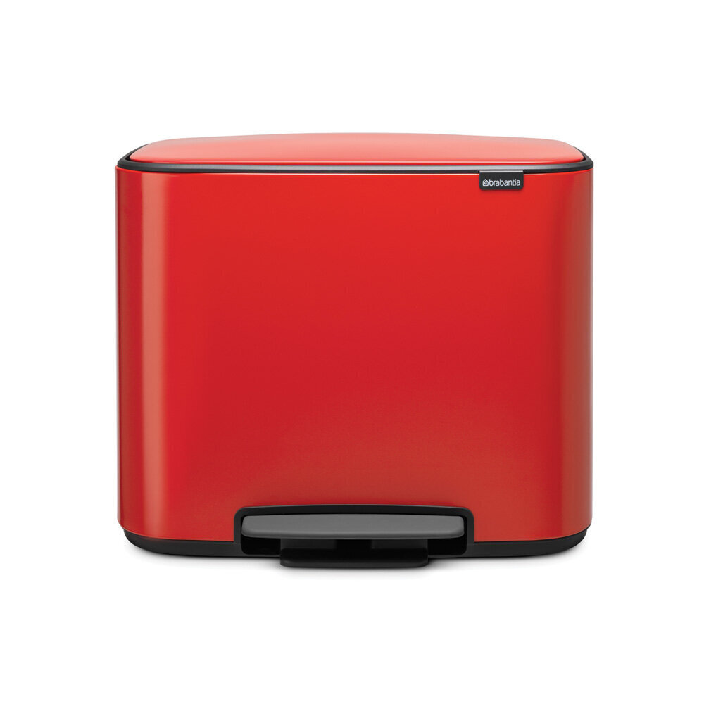 Brabantia Bo Poljinroska-astia 36 L, Passion Red hinta ja tiedot | Roska-astiat | hobbyhall.fi