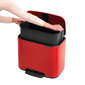 Brabantia Bo Poljinroska-astia 36 L, Passion Red hinta ja tiedot | Roska-astiat | hobbyhall.fi