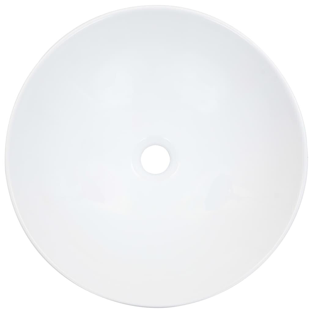 vidaXL Pesuallas 41x12,5 cm keraaminen valkoinen hinta ja tiedot | Pesualtaat | hobbyhall.fi