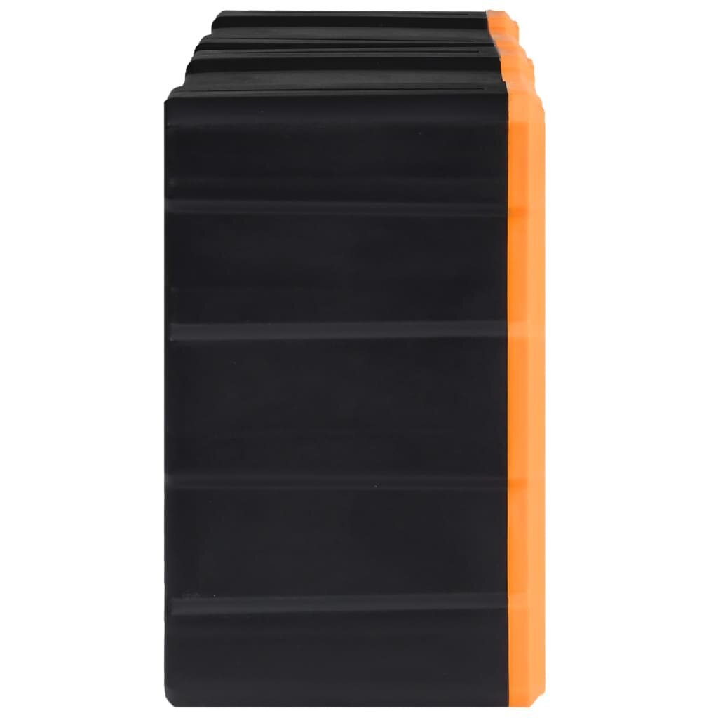 vidaXL Monilaatikko järjestelijä 12 laatikolla 2 kpl 26,5x16x26 cm hinta ja tiedot | Työkalupakit ja muu työkalujen säilytys | hobbyhall.fi