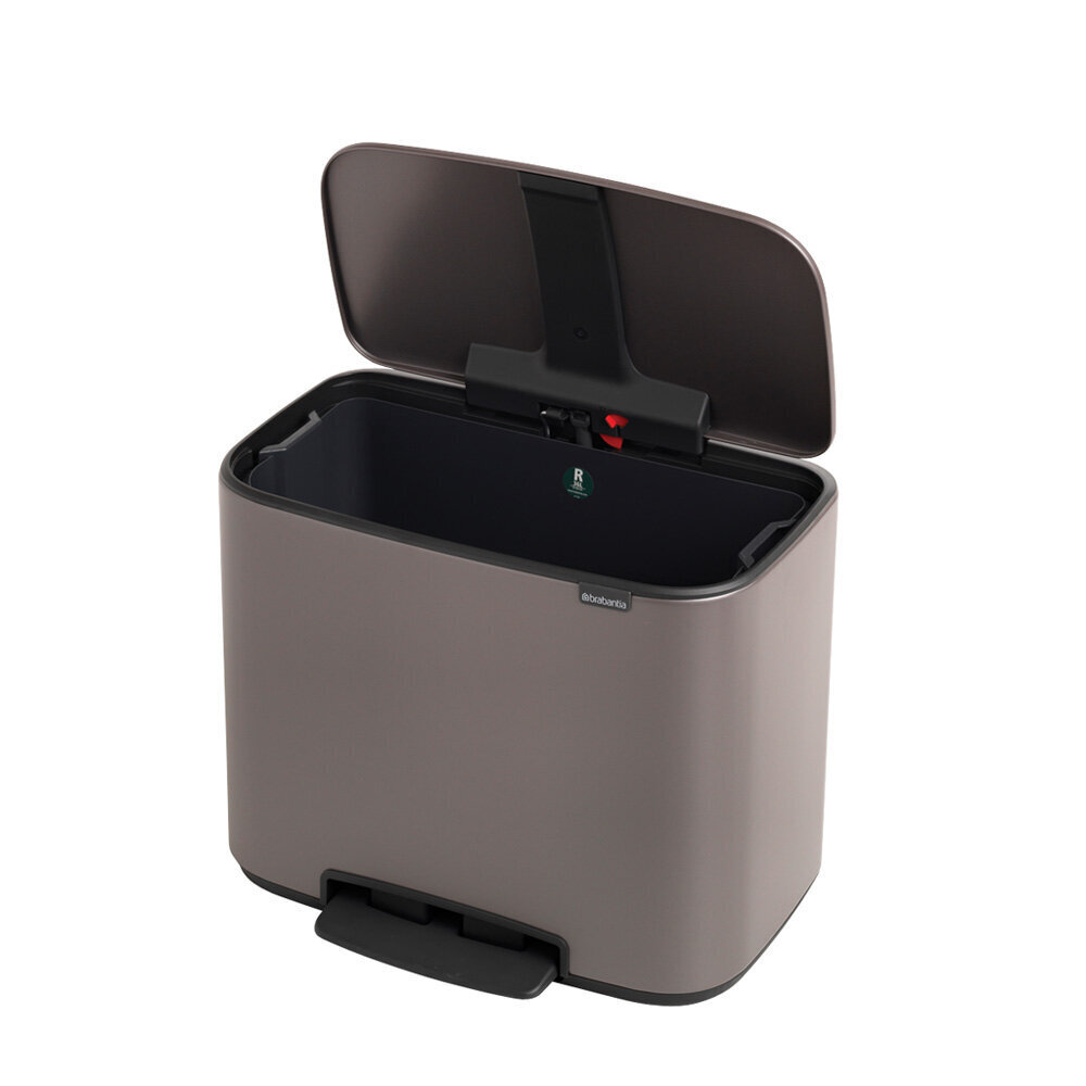 Brabantia Bo Poljinroska-astia 36 L, Platinum hinta ja tiedot | Roska-astiat | hobbyhall.fi