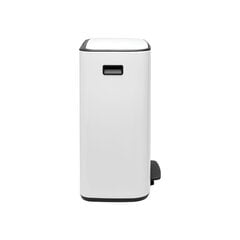 Brabantia Bo poljinroskis, 2 x 30L, valkoinen hinta ja tiedot | Roska-astiat | hobbyhall.fi