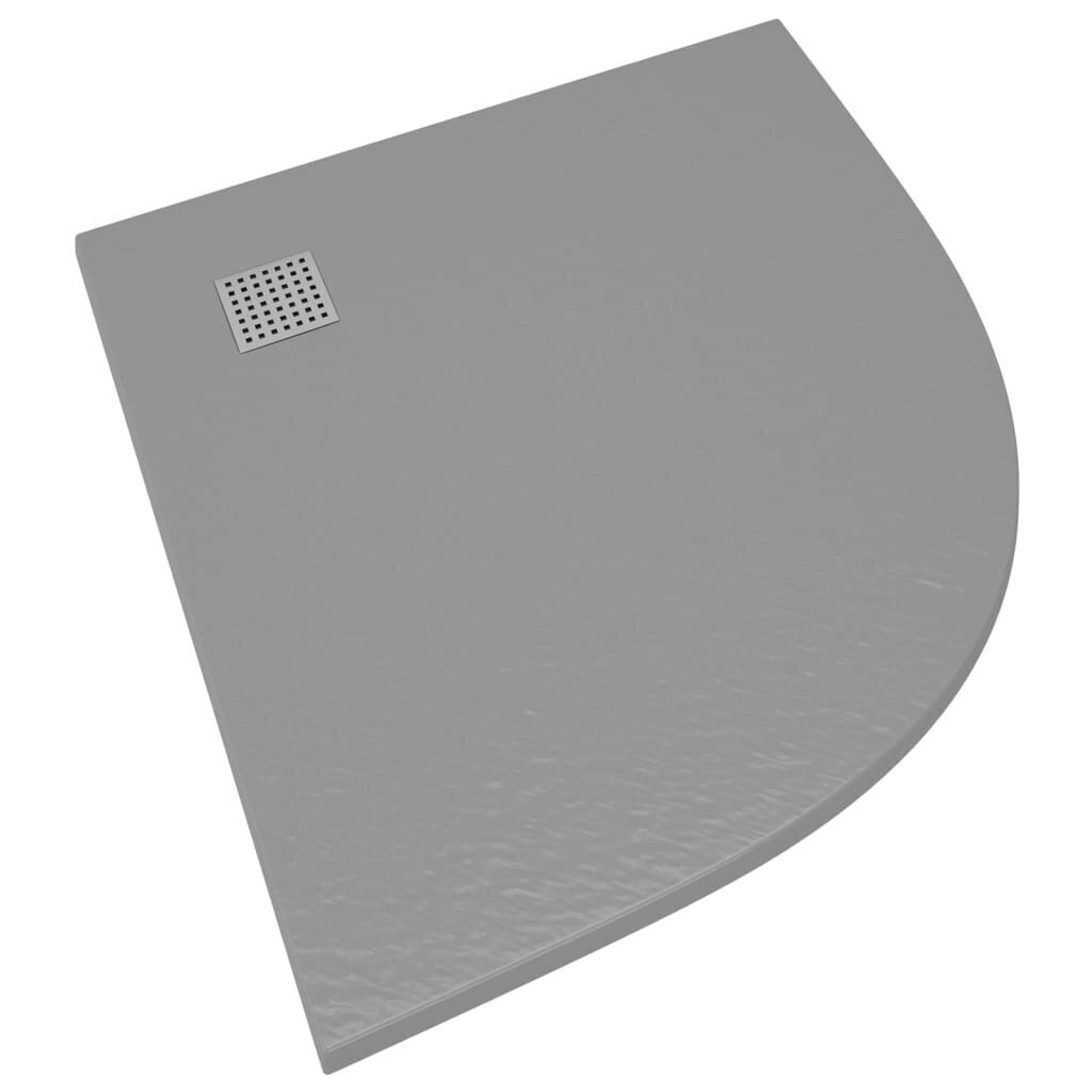 vidaXL Suihkualusta SMC harmaa 90x90 cm hinta ja tiedot | Suihkualtaat | hobbyhall.fi