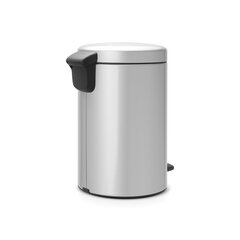 Brabantia NewIcon Poljinroska-astia 12L, Metallic Grey hinta ja tiedot | Roska-astiat | hobbyhall.fi