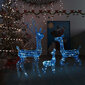 vidaXL Poroperhe joulukoriste akryyli 300 LED-valoa sininen hinta ja tiedot | Joulukoristeet | hobbyhall.fi