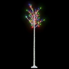 vidaXL Joulukuusi 200 LED 2,2 m värikäs paju ulos/sisälle hinta ja tiedot | Joulukoristeet | hobbyhall.fi