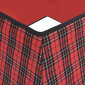 vidaXL Joulukuusen helma punainen ja musta 48x48x25 cm hinta ja tiedot | Joulukuuset ja kranssit | hobbyhall.fi