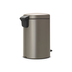 Brabantia NewIcon Poljinroska-astia 12L, Platinum hinta ja tiedot | Roska-astiat | hobbyhall.fi