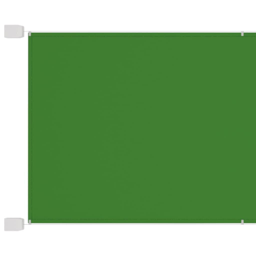vidaXL Pystymarkiisi vaaleanvihreä 100x420 cm Oxford kangas hinta ja tiedot | Aurinkovarjot ja markiisit | hobbyhall.fi