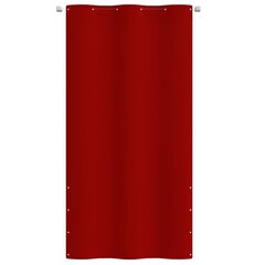 vidaXL Parvekkeen suoja punainen 120x240 cm Oxford kangas hinta ja tiedot | Aurinkovarjot ja markiisit | hobbyhall.fi
