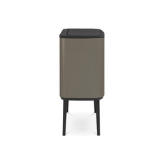 Brabantia Bo Touch Bin roska-astia 11 + 23L, Platinum hinta ja tiedot | Roska-astiat | hobbyhall.fi