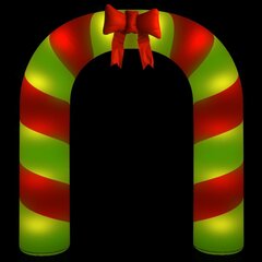 vidaXL Ilmatäytteinen joulukaariportti LED-valoilla 270 cm hinta ja tiedot | Joulukoristeet | hobbyhall.fi