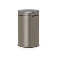 Brabantia Touch Bin New roska-astia 40L, Platinum hinta ja tiedot | Roska-astiat | hobbyhall.fi