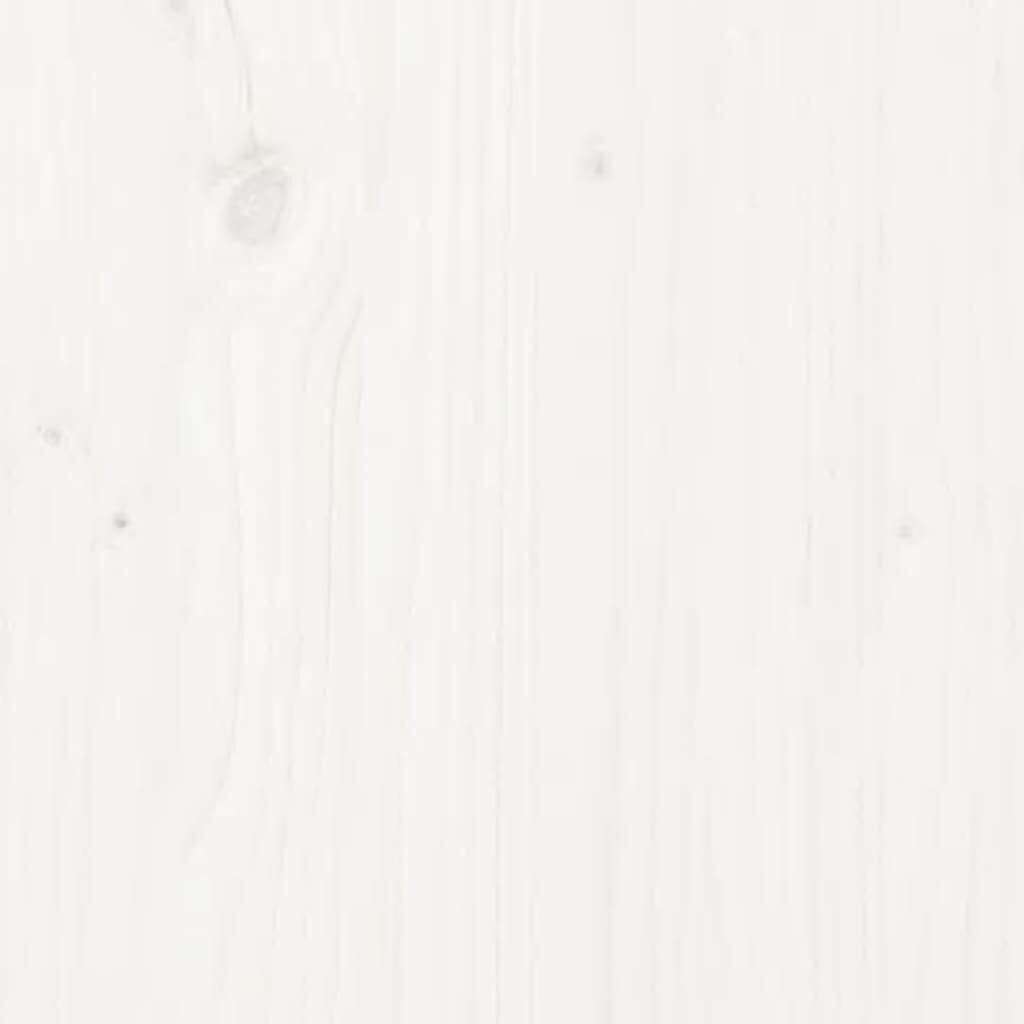 vidaXL Näyttökoroke valkoinen (39-72)x17x43 cm täysi mänty hinta ja tiedot | Näyttötelineet | hobbyhall.fi