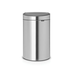 Brabantia Touch Bin New Recycle roska-astia 10 + 23L, Matt Steel hinta ja tiedot | Roska-astiat | hobbyhall.fi