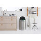 Brabantia Touch Bin New Recycle roska-astia 10 + 23L, Matt Steel hinta ja tiedot | Roska-astiat | hobbyhall.fi