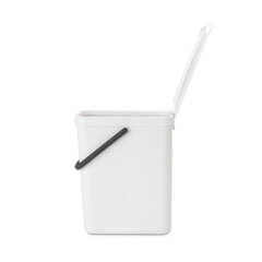 Brabantia Sort & Go roska-astia 25 L, White hinta ja tiedot | Roska-astiat | hobbyhall.fi