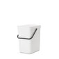 Brabantia Sort & Go roska-astia 25 L, White hinta ja tiedot | Roska-astiat | hobbyhall.fi